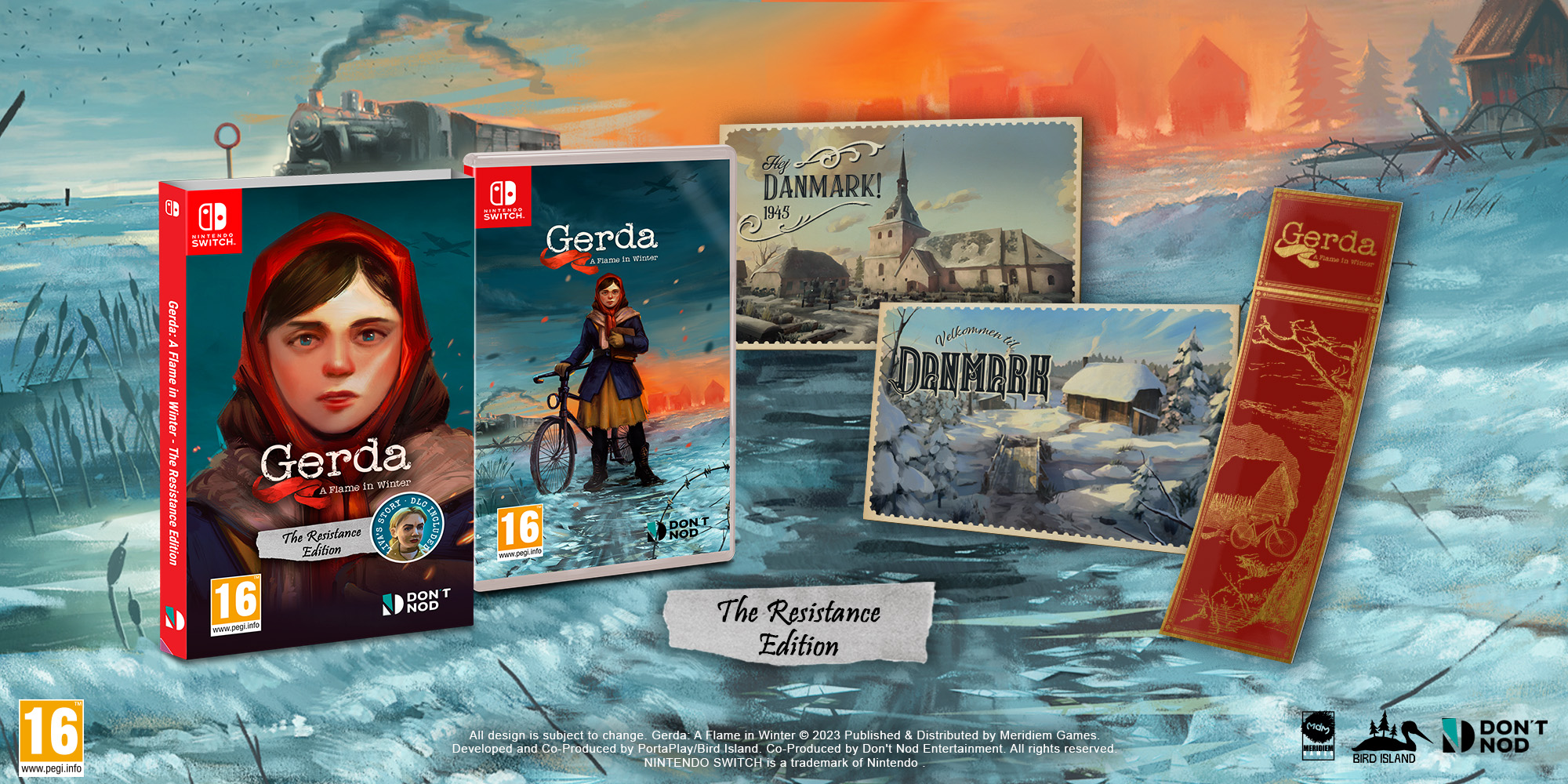 Gerda: A Flame in Winter - Visual of the physical edition on Nintendo Switch