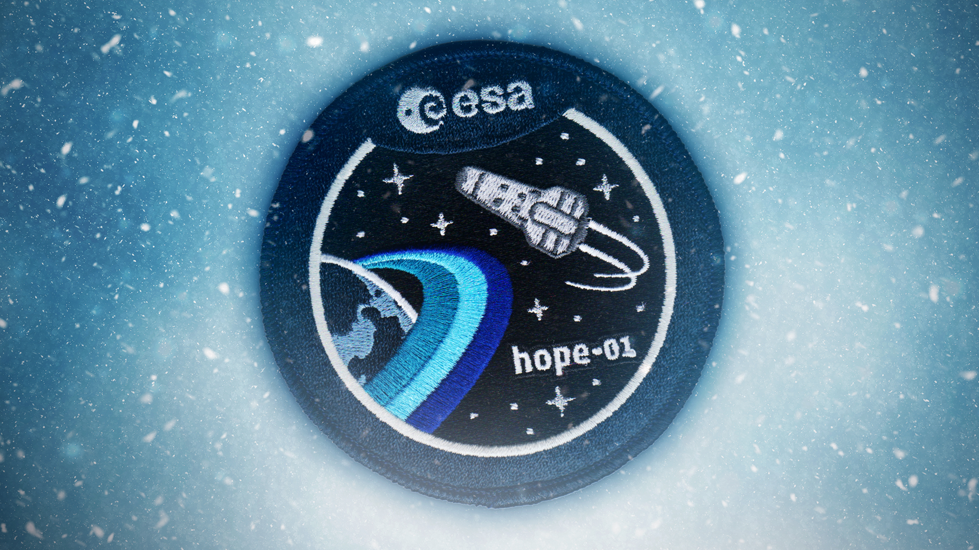 Écusson de la mission Hope-01, 2026