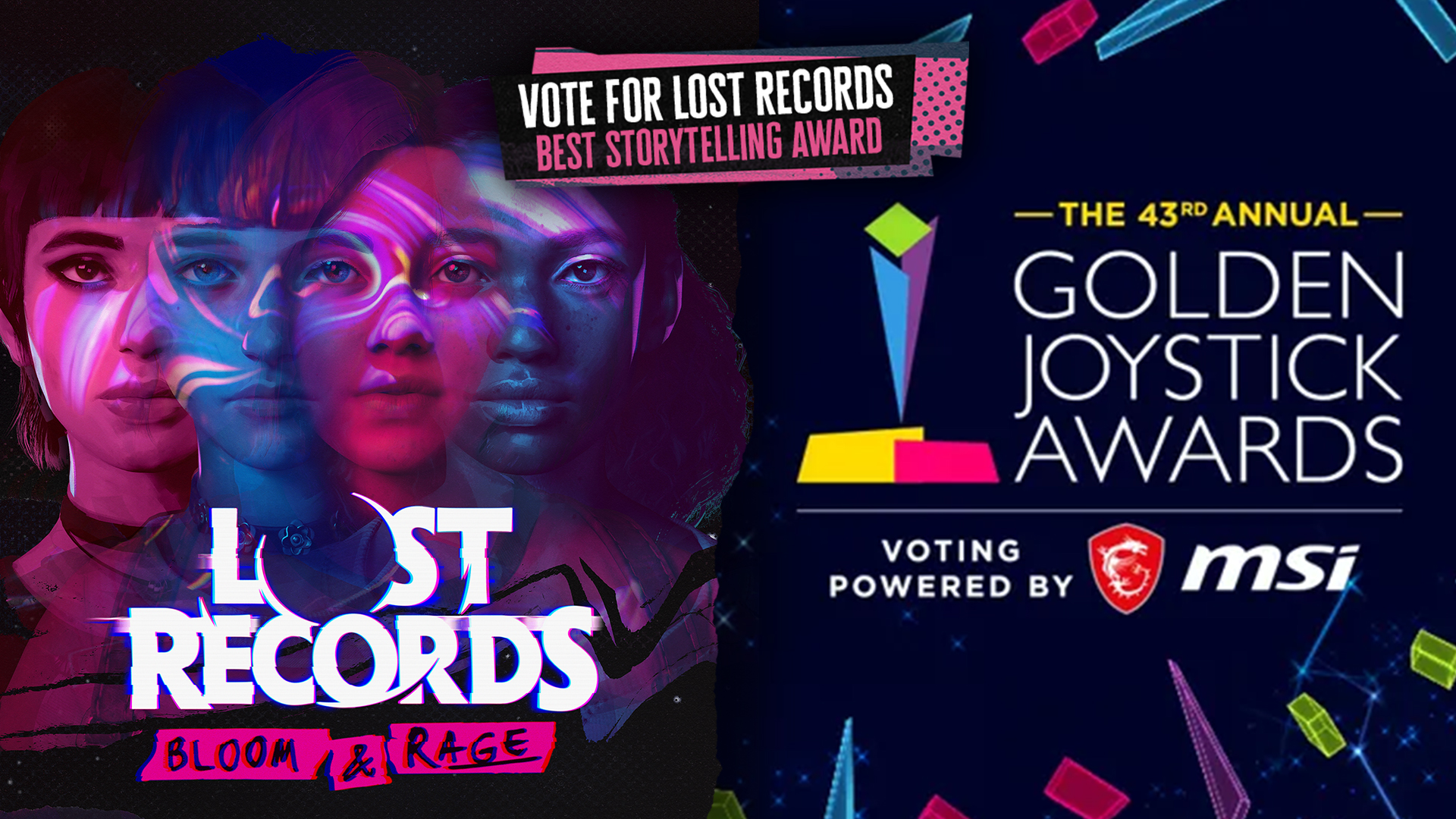 Lost Records Nominated for Best Storytelling at Golden Joystick Awards!