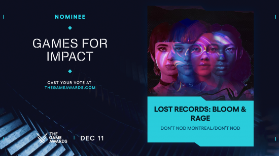 We’re Nominated for Game for Impact at The Game Awards!