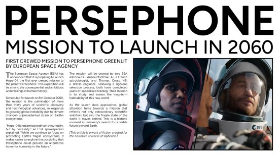 Persephone Mission to Launch in 2060